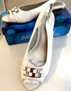 NUEVAS Sandalias Easy Street Chayla HUESO Cuña Eslinga Planas 12M con CAJA - Imagen 1 de 6