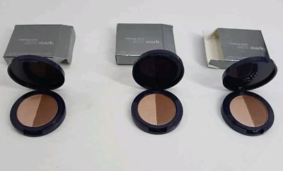 (Lot Of 3) Avon Mark. Making Eyes Shadow Duo Down To Earth Shimmer/ Matte (NOS)* - Image 1 of 4