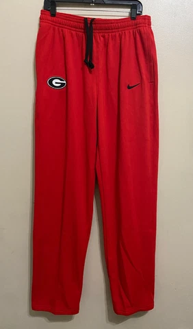 Nike UGA Georgia Bulldogs Basketball On-Court Team Issue Player Pants Red XL-T Cover