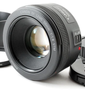 Canon EF 50mm f/1.8 STM Lens made in Japan superb - Picture 1 of 7