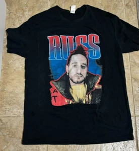 Russ Concert Tour Shirt Merch Black Label Large 2024 Great shape! - Picture 1 of 2
