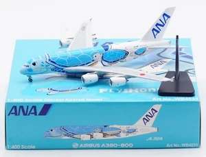 Aviation 1:400 ANA Flying Honu Livery Airbus A380 Diecast Flugzeug Modell JA381A - Bild 1 von 18