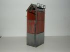 N Scale Wood Sided Tower w Steel Roofing & Steel Siding at Base .... Built