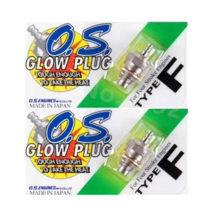 2x OS Glow Plug Type F Part 71615009 Four Stroke Engine - Picture 1 of 4