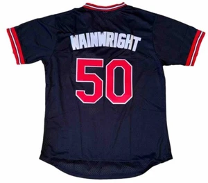 Adam Wainwright #50 St Louis Cardinals size  XL navy mesh jersey- NEW - Picture 1 of 2