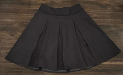 Falda Plisada Negra Casa Blanca Mercado Línea A Mujer Talla 8 Bolsillos Carrera Foto 1 de 4