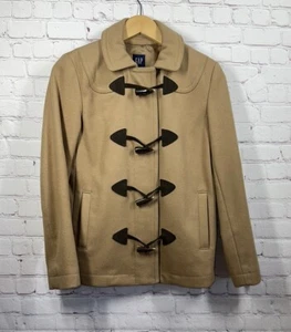 Cappotto donna GAP manica lunga full zip colletto lana taglia XS colore marrone/marrone - Foto 1 di 9