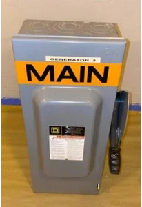 100A Square D Heavy Duty Safety Switch H363N(S6LLST3636) - Picture 1 of 1