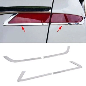 4Pcs Rear Tail Lamp Light Molding Cover Trim Silver For Hyundai Tucson 2019-2021 - Foto 1 di 1