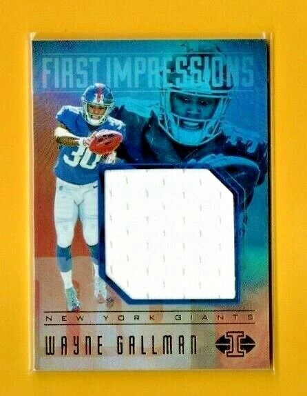 D13754 2017 Panini Illusions First Impressions Memorabilia #37 Wayne Gallman  - Image 1 of 1