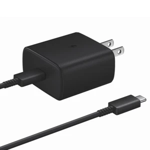 Cargador de pared súper rápido y cable USB-C Samsung Galaxy S23 Plus, S23 Ultra 45 vatios - Imagen 1 de 8