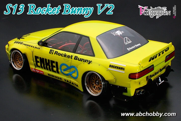 ABC-Hobby 66174/67174 1/10 Nissan Silvia S13 Rocket Bunny V2 - Bild 1 von 4
