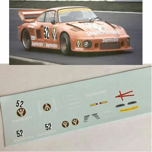decalcomanies calcas deco 1:43 slot porsche 935 brands hatch 77 n52 jagermaister - Picture 1 of 2