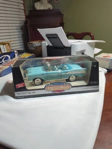 Ertl (1957) Chevrolet Bel Air Convertible 1:18 Diecast American Muscle In Box - Picture 1 of 16