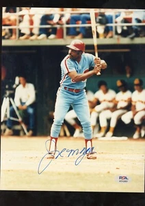 Joe Morgan HOF 8x10 Autographed Photo Phillies PSA Authentic - Picture 1 of 1
