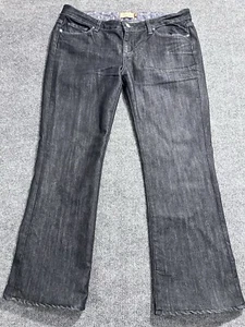 Paige Damengröße 33 x 28 dunkle Waschung Benedict Canyon niedriger Bund Bootcut-Jeans - Bild 1 von 13