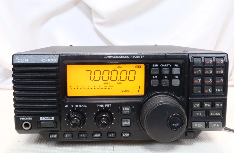 ICOM IC-R75 HF/50MHz ALL MODE Receiver  - Image 1 of 4