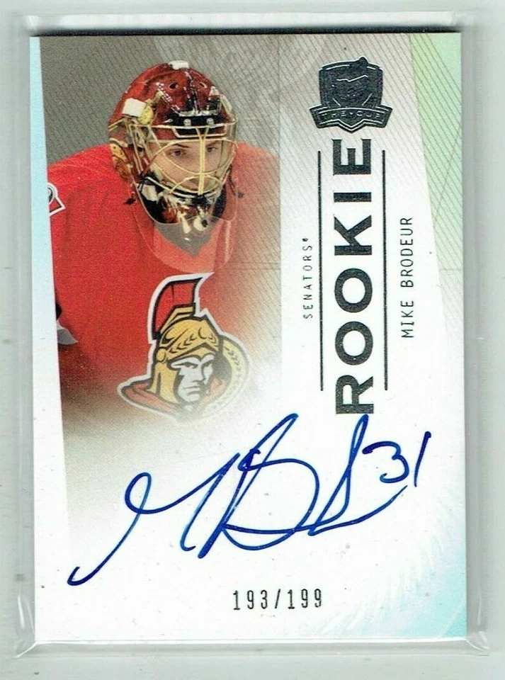 09-10 UD Upper Deck The Cup  Mike Brodeur  /199  Rookie  Auto - Image 1 of 1