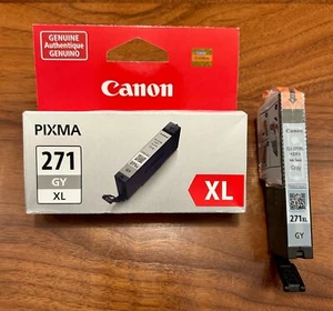 (TWO) Canon Pixma CLI-271 XL GREY High Capacity Ink Cartridges - Bild 1 von 2