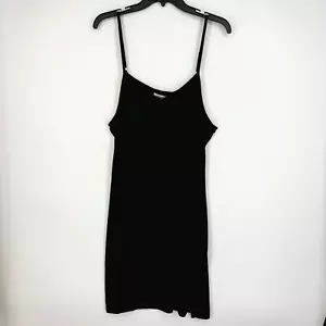 Vlazom Mujer XXL XL Vestido Corto Sin Mangas Camisón Negro Modal Tejido Spandex - Imagen 1 de 8