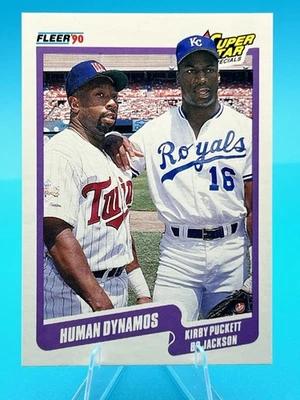 Fleer 1990 - Super Star Specials #635 Bo Jackson, Kirby Puckett Foto 1 de 2