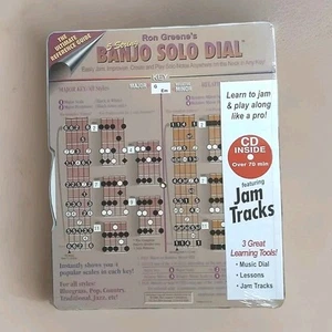Ron Greene's 5 String Banjo Solo Dial w/CD INSIDE lessons & jam tracks - Picture 1 of 5