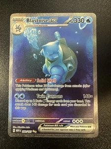 Pokemon Blastoise EX Sir 200/165 Escarlata y Violeta 151 Inglés, Estado Casi Nuevo JL - Imagen 1 de 10
