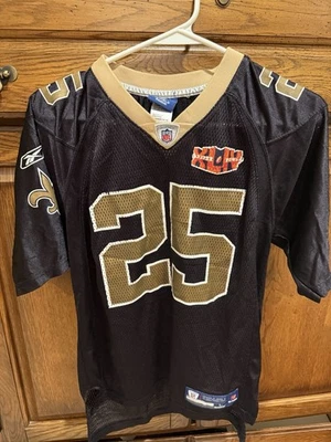 Футболка чемпионов New Orleans Saints Reggie Bush No25 Reebok Super Bowl молодежная L - Изображение 1 из 4