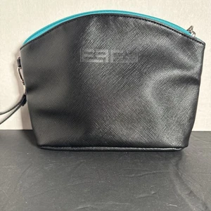 Bolsa de viaje Effy bolsa de almacenamiento maquillaje artículos de tocador correa de muñeca negra - Imagen 1 de 6