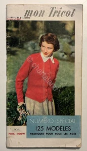 La Revue de L'Elegance Tourisme et Sport - Mon Tricot n. 4 - Anni '50 - Picture 1 of 3