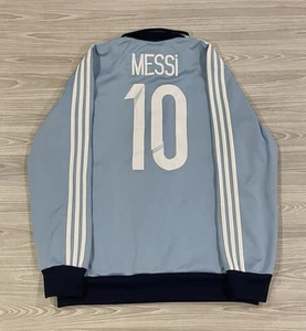 Rare! Adidas 2013/14 Argentina Messi #10 World Cup Track Jacket Mens Size Medium - Picture 1 of 7