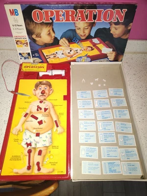 Operation Game  MB Games 1988 a Game That Needs a Steady Hand vintage original  - Image 1 of 4
