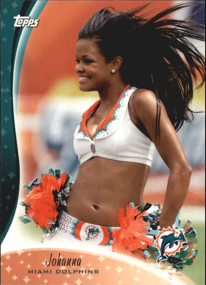 2009 Topps Cheerleaders #C12 Johanna FB - Image 1 of 2