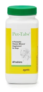 Pfizer Pet-Tabs Suplemento Vitamínico Mineral - 60 Comprimidos f/s - Imagen 1 de 8