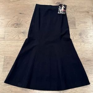 Gonna lunga nera elasticizzata donna taglia 4 nuova con etichetta Shape FX by Newport News - Foto 1 di 7