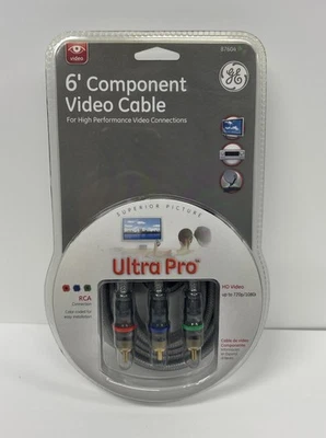 General Electric 6' Component Video Cable HD Video - Image 1 of 2