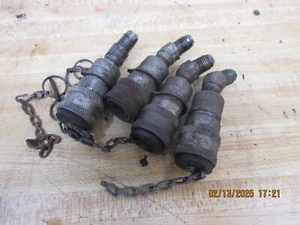 1982  JOHN DEERE 317 Kohler 17Hp Lawn Tractor- Set of 4 quick connects w/ covers - Picture 1 of 1