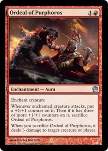 4x Ordeal of Purphoros ~ Near Mint Theros MTG Magic x4 4 UltimateMTG Playset Red - Image 1 of 1