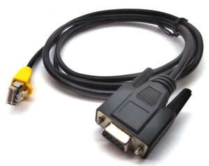 Câble de données RJ50 vers DB9F blindé alimentation 6 pieds pinout personnalisé C2G CTG-7082609 7082609 - Photo 1/5