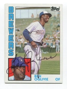 1984 Topps Ben Oglivie signierte Karte Baseball MLB handsigniert AUTO #190 - Bild 1 von 2