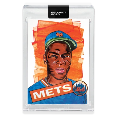 2020 TOPPS PROJECT 2020 #228 DWIGHT GOODEN- BY BLAKE JAMIESON - Image 1 of 2