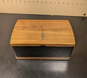 2018 Lincoln Continental Center Console Box Brown Wood Grain Black - Picture 1 of 8