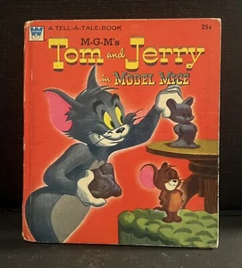 Tom und Jerry im Modell Mäuse Buch M-G-M Cartoon, Inc. MCMLI 1951 Buch Whitman - Bild 1 von 5