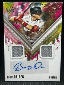 RED SOX BOBBY DALBEC AUTOGRAPH DUAL JERSEY ROOKIE 2021 PANINI DIAMOND KINGS AUTO - Picture 1 of 1