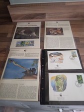 WWF Conservation in Liechtenstein 1989 set of 4 UM stamps and 4 first Day covers