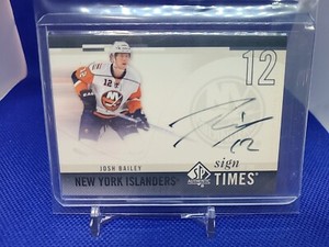 2010-11 Upper Deck SP Authentic Sign of the Times Josh Bailey New York Islanders