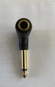 RadioShack Gold-Plated 6.35mm Stereo Straight Elbow Plug 4 Mixers Amplifiers———3 - Picture 1 of 3