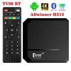 TV98 BT  Box 2G+16G Allwinner H313 Android 12.1   Box  UK Plug C9L54326