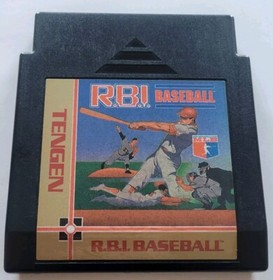Tengen RBI Baseball  (Nintendo Entertainment System, NES) Tested/Working