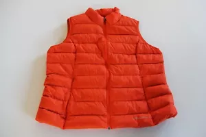 Eddie Bauer EB 650 Women's Down Puffer Vest 2XL Orange - Picture 1 of 9